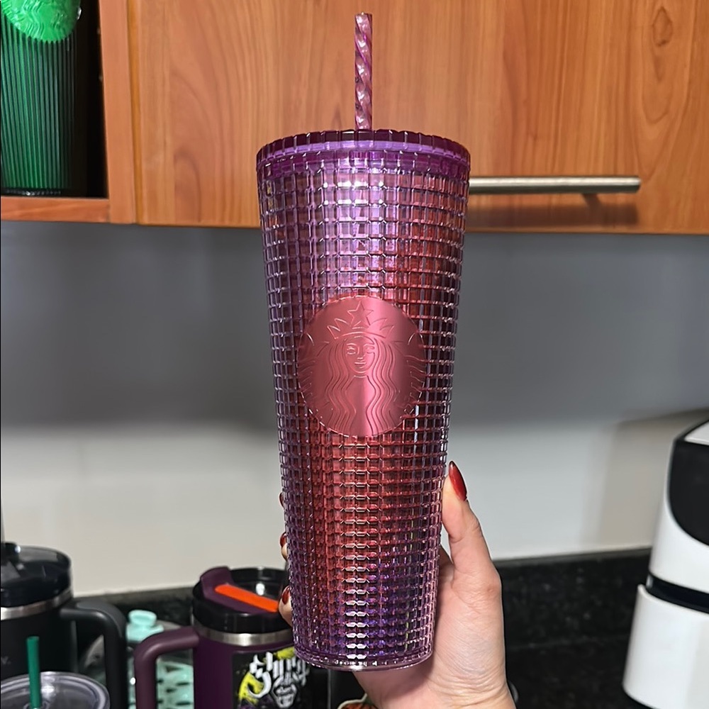 Starbucks Iridescent Purple and Pink Tumbler